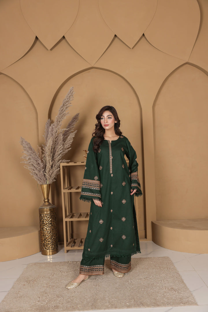 Emerald Grace 2- Piece Stitched Suit.