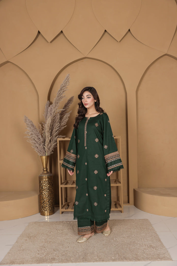 Emerald Grace 2- Piece Stitched Suit.