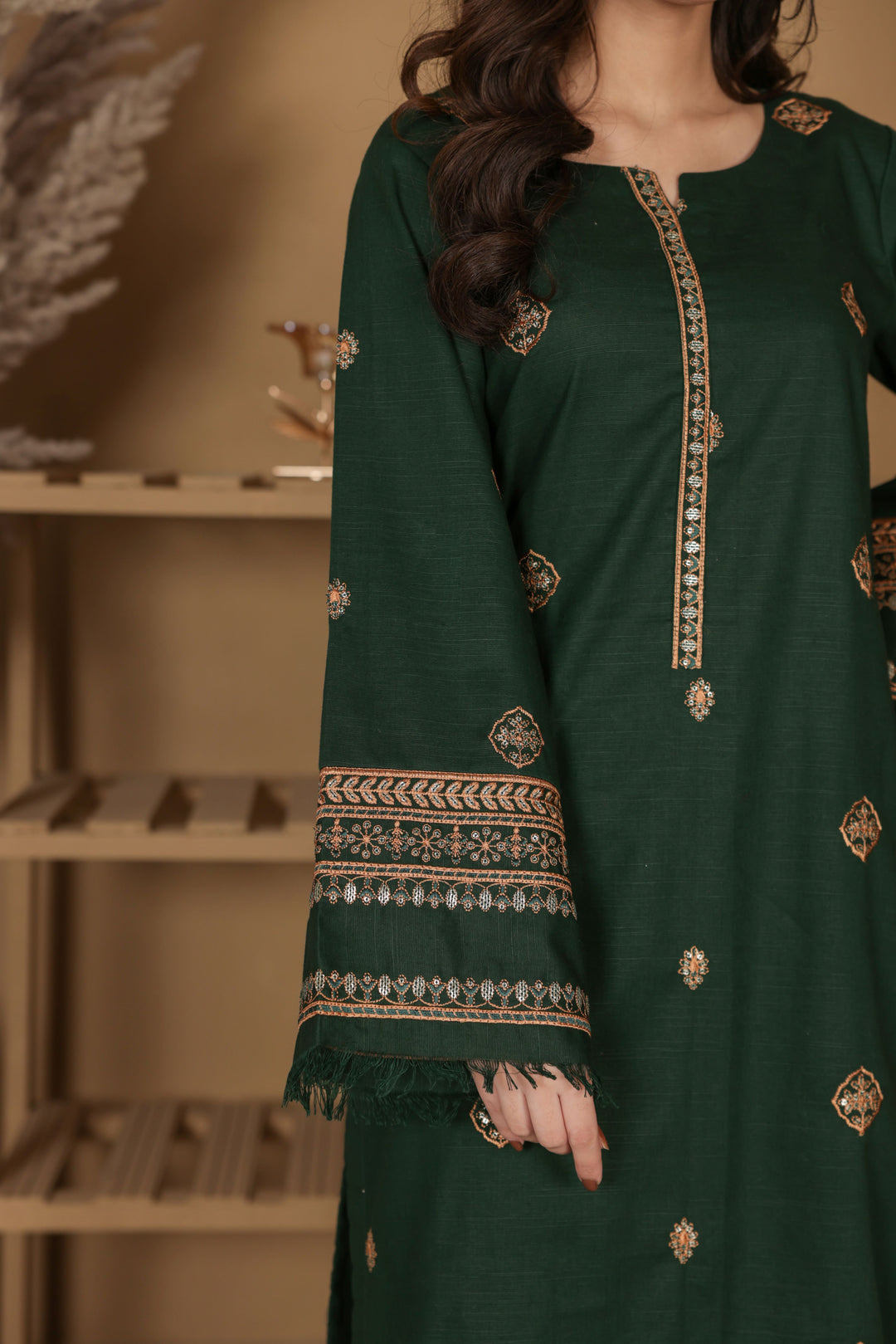 Emerald Grace 2- Piece Stitched Suit.