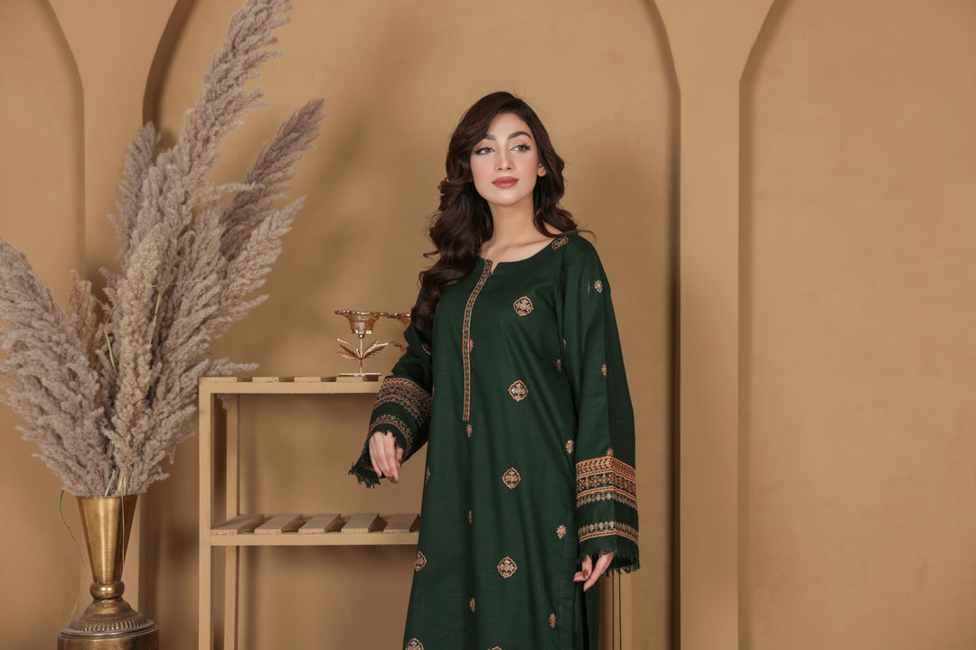 Emerald Grace 2- Piece Stitched Suit.