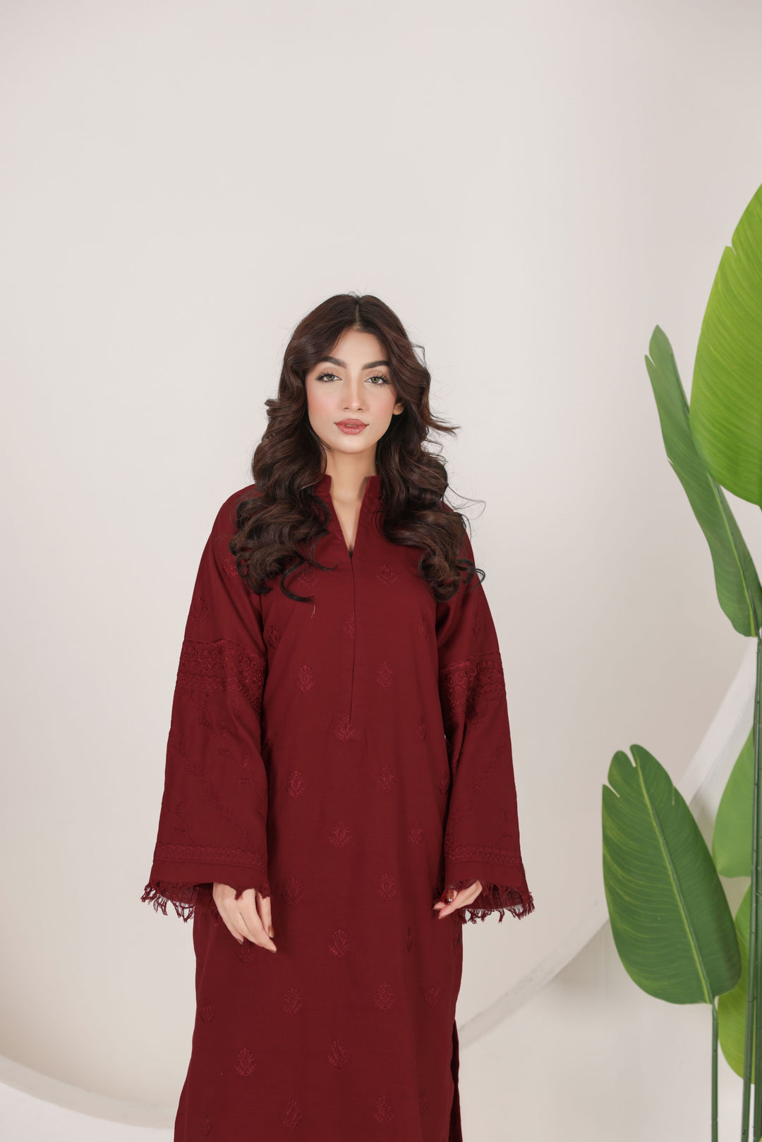 Gul-e-Rooh – 2-Piece Khaddar Suit Rang Leher 5 # 10