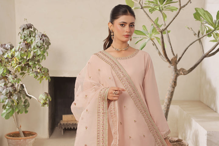 Pink Majesty | 3-Piece Stitched Outfit Full Sleeves