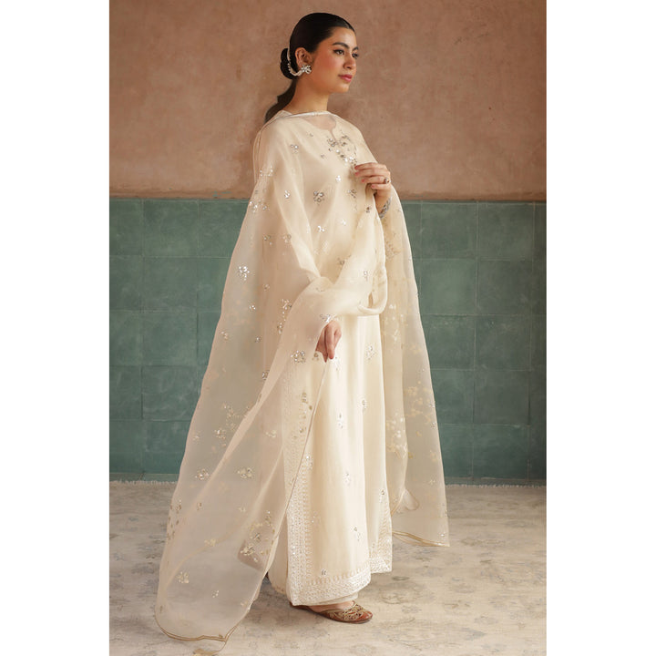 Noor-e-Eid / Ivory | Stitched- 3 Piece Rang Leher 7 # 15