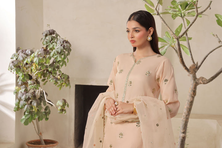 Sand Pink 3-Piece Stitched
