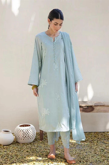 Aquamarine | 3-Piece Stitched Suit Rang Leher 9 # 1