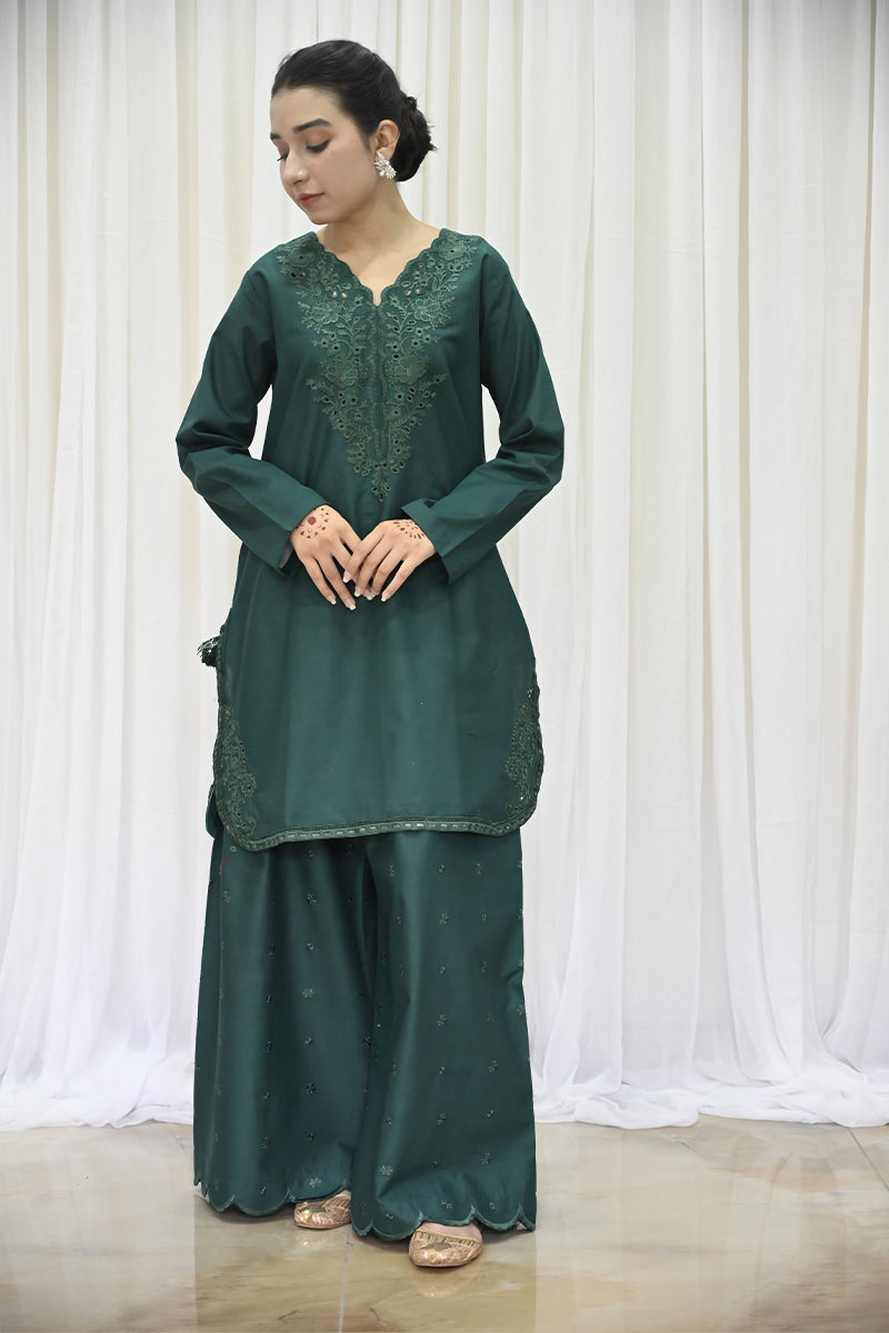 Green Reverie 3-piece stitched