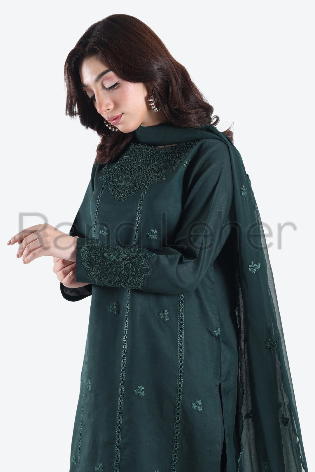 Green Emerald 3-Piece Stitched Suit