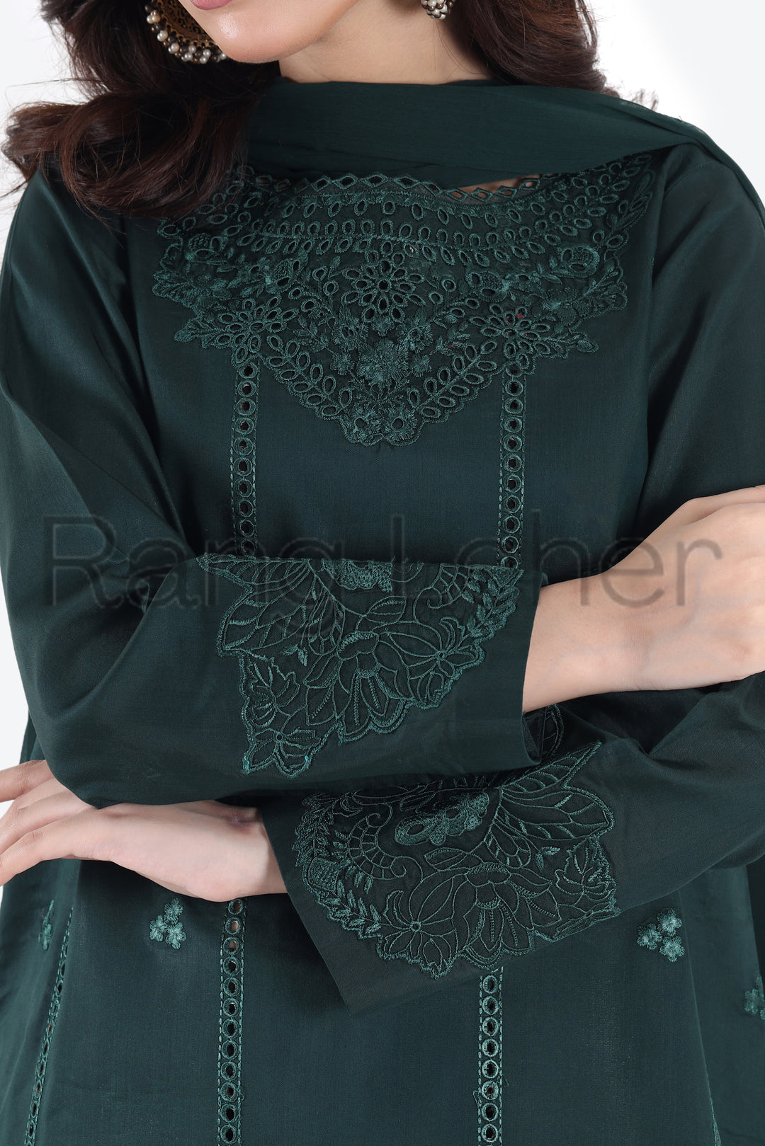 Green Emerald 3-Piece Stitched Suit