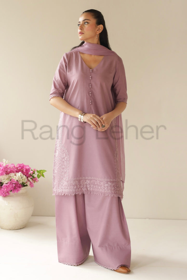 Mist Patel 3-Piece Stitched Dhanak