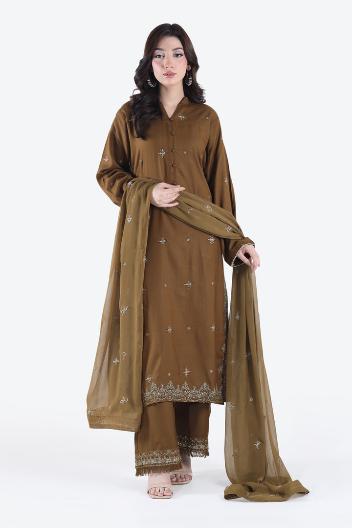 Shaam-e-Hareem 3-Piece Stitched Suit Dhanak