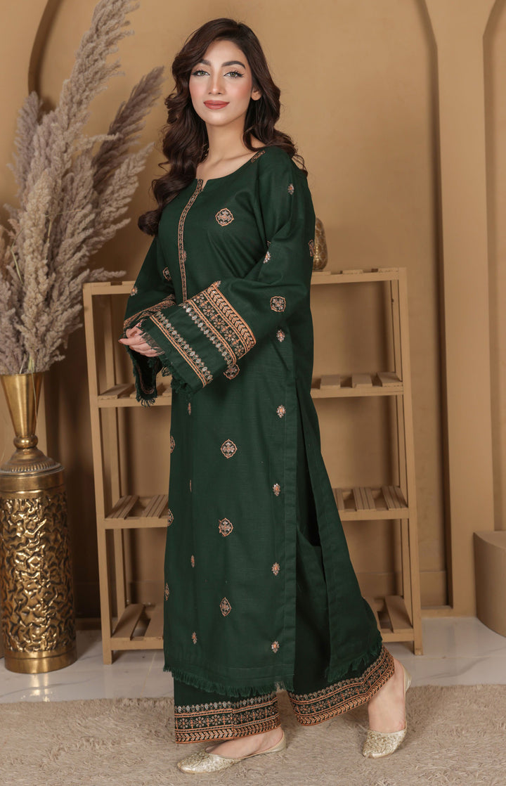 Emerald Grace 2- Piece Stitched Suit.